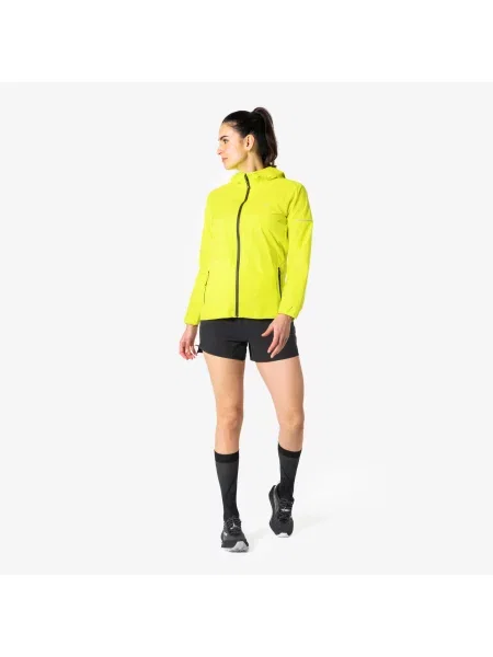 Kurtka do biegania przeciwdeszczowa Kiprun Run Rain zielona
