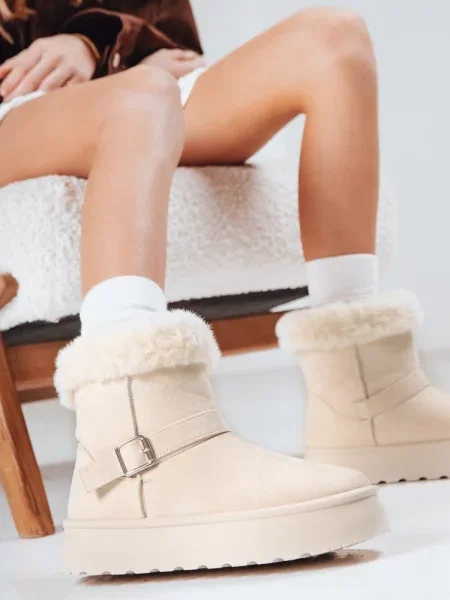 Cizme de zăpadă Dstreet bej