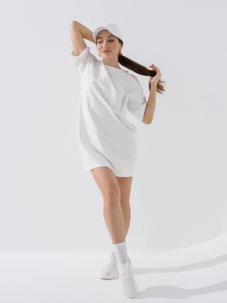 LAWA Сукня-футболка Молочний 