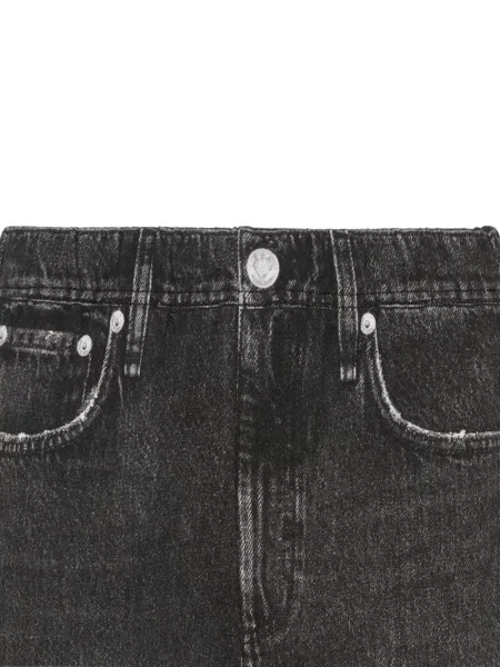 Blugi cu picior larg Rag & Bone negru