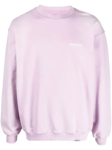 Svetr Represent s potiskem fialový