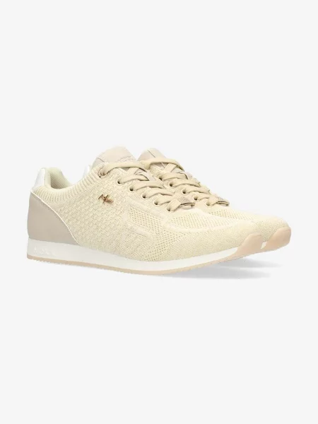 Sneakersy Mexx beżowe