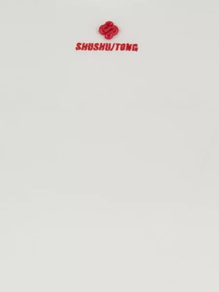 Marškinėliai Shushu/tong su autografu balta