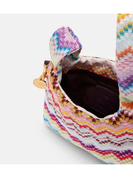 Geantă Missoni din jacard mini