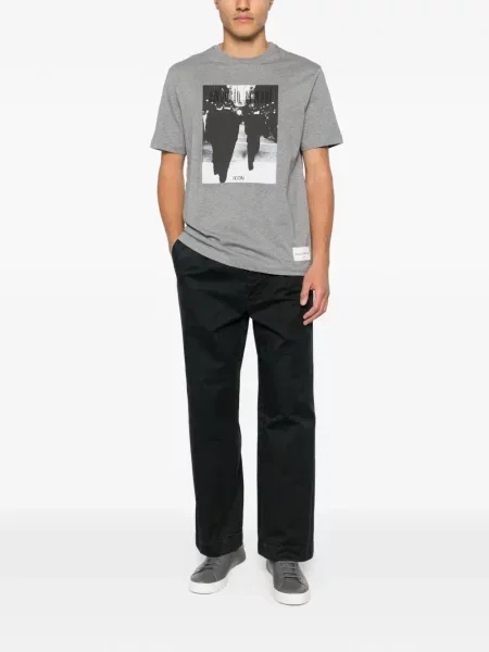 Μπλούζα Emporio Armani με σχέδιο γκρι