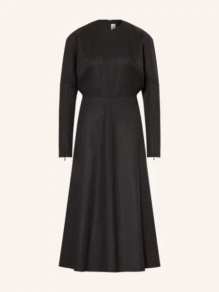 Victoria Beckham Šaty Dolman tmavě šedá