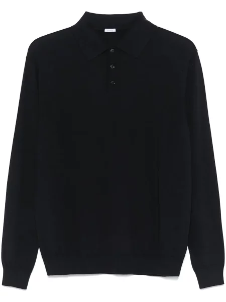 Tricou polo Malo de lână albastru