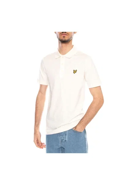 Koszulka polo Lyle & Scott biała