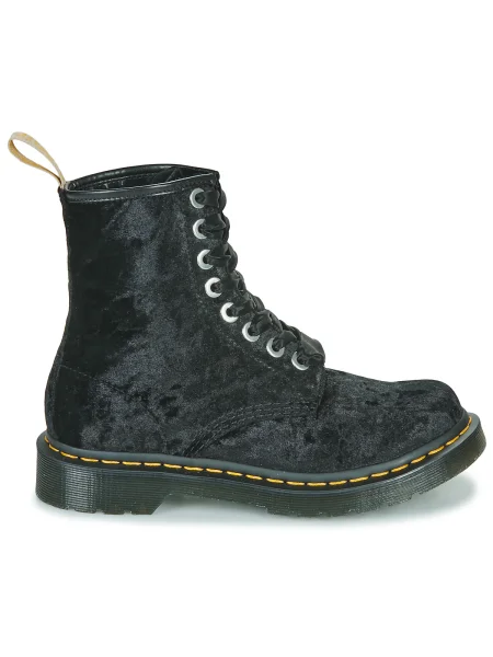 Zamatové tenisky Dr. Martens čierna