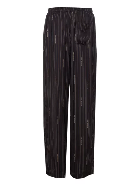 Pantaloni Balenciaga cu dungi negru