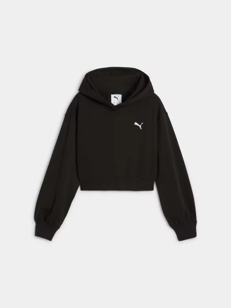 Дитяче Худі PUMA Wardrobe Ess Hoodie комбінований верх чорний