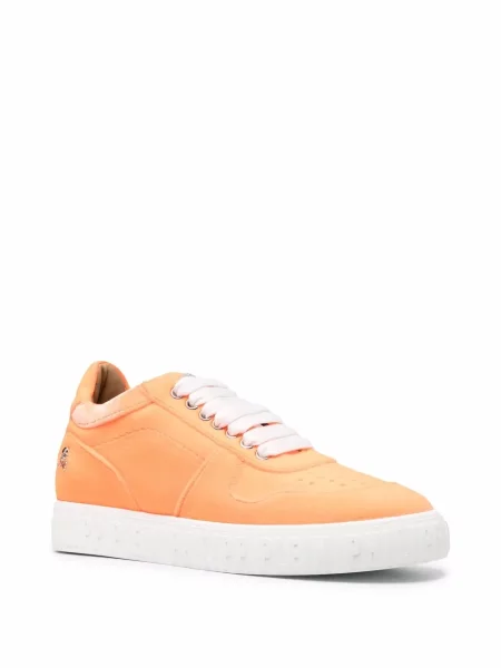 Sportbačiai Philipp Plein velvetinės oranžinė