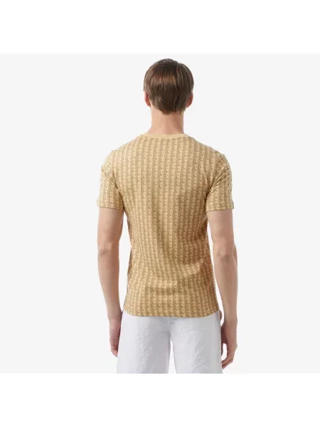 Футболка Lacoste бежевая