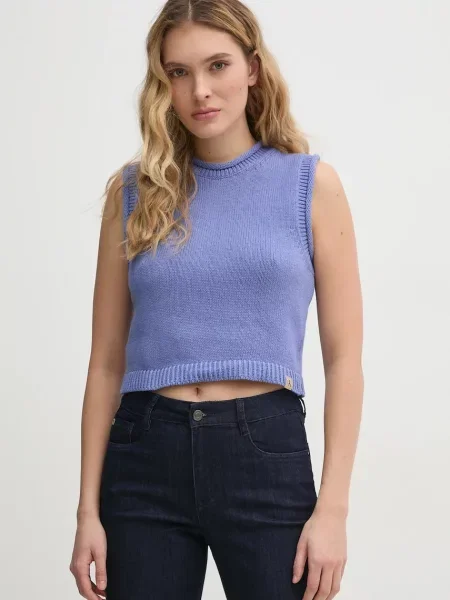 Calvin Klein Jeans kamizelka fioletowy