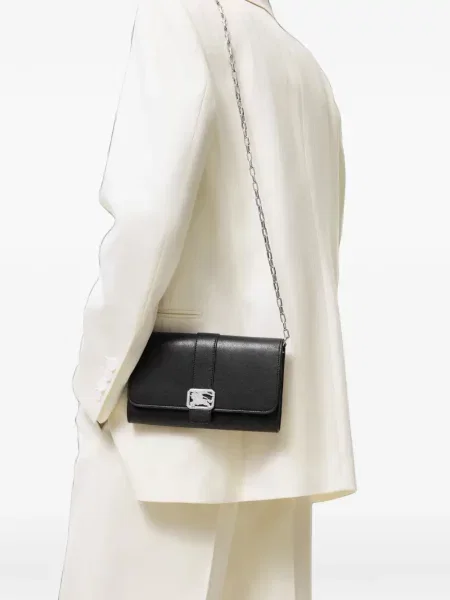 Colier Burberry cu bretele negru