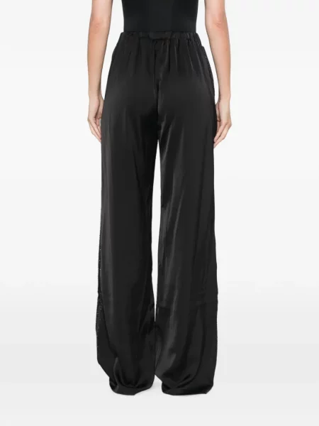 Pantaloni Twenty Fourhaitch din satin negru