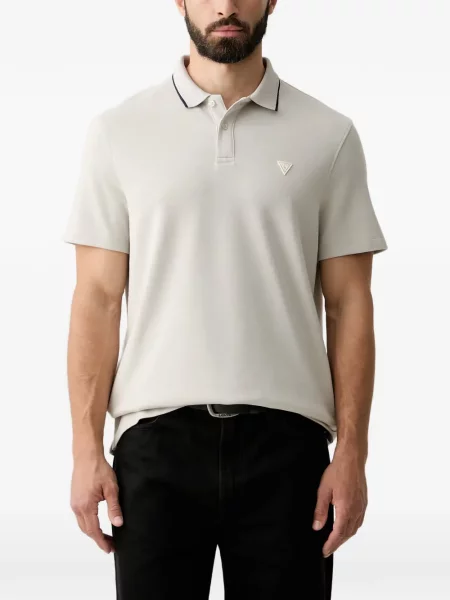 Tricou polo Guess cu autograf