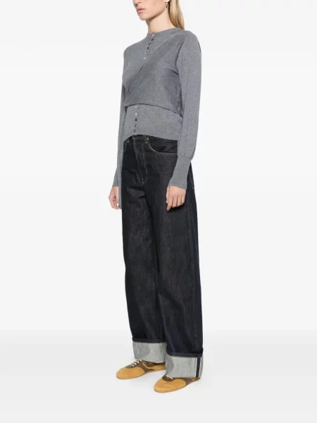 Cardigan Damson Madder plic gri