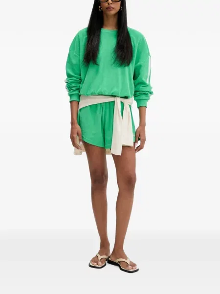 Hanorac Rip Curl cu broderie cu dungi verde