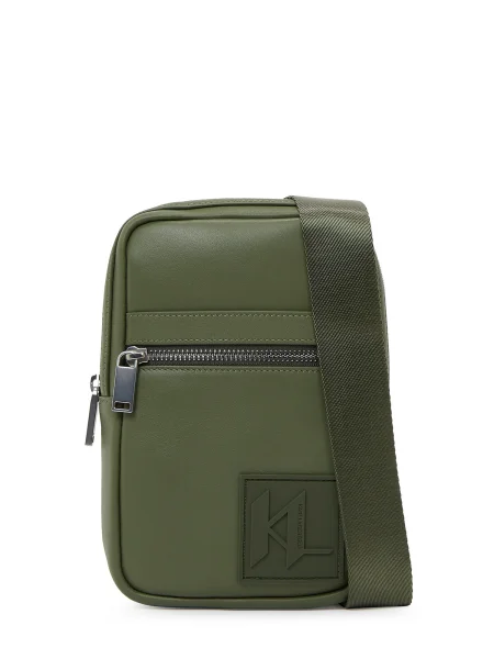 Karl Lagerfeld Torba za čez ramo temno zelena