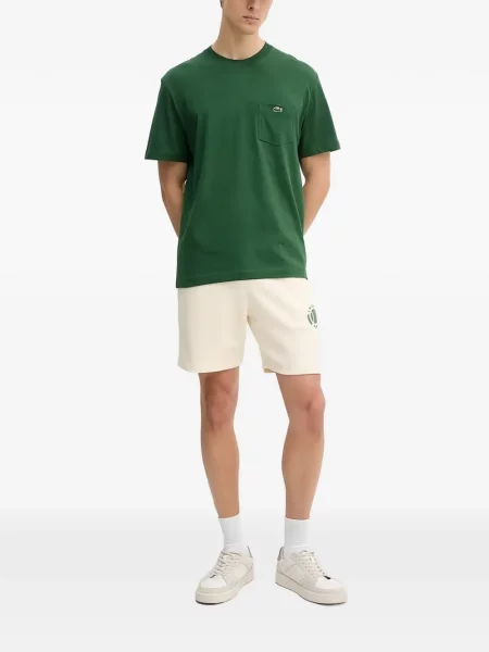 Póló Lacoste autogrammal zöld