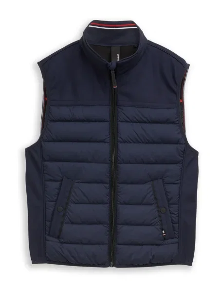 TOM TAILOR Vestă marin albastru