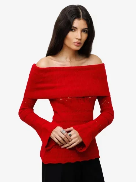 MixRay Pulover Pullover' crvena