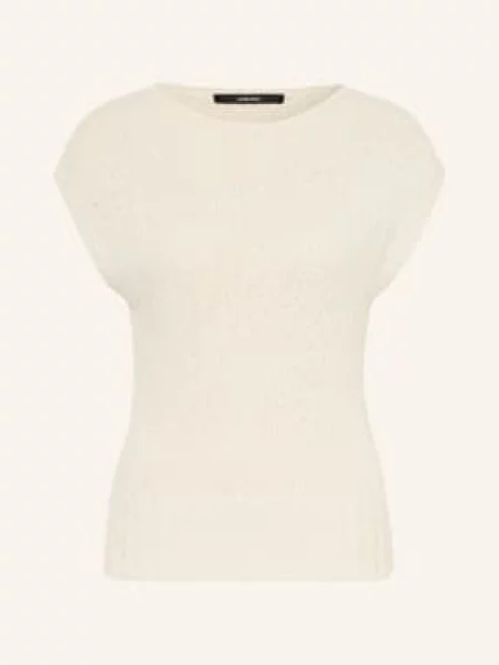 Someday Sweter Bez Rękawów Tulina beige beżowy