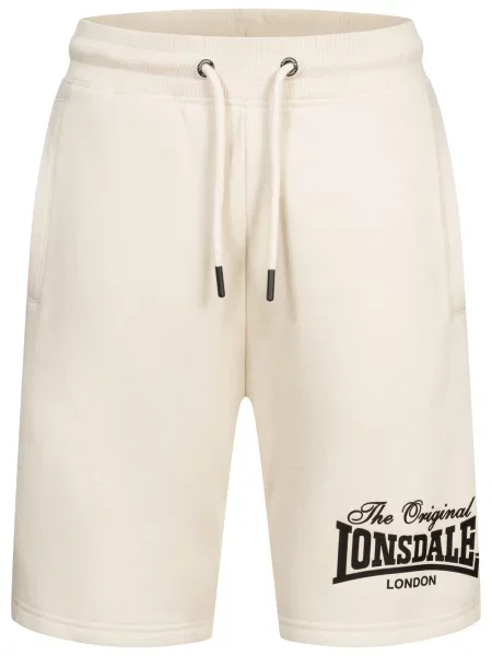 LONSDALE Pantaloni sport Hulton bej deschis negru