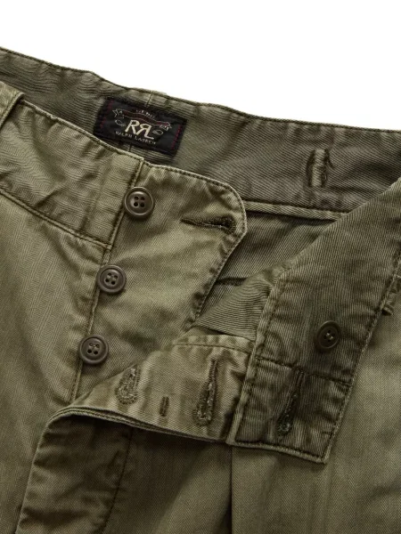 Панталон Ralph Lauren Rrl изрязани зелено