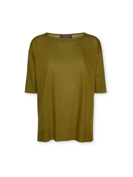 Sweter Elena Miro' z lyocellu zielony
