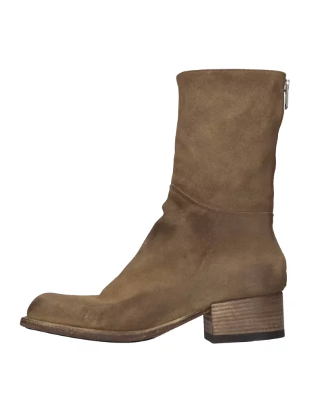 Buty do kostki Pantanetti skórzane brązowe