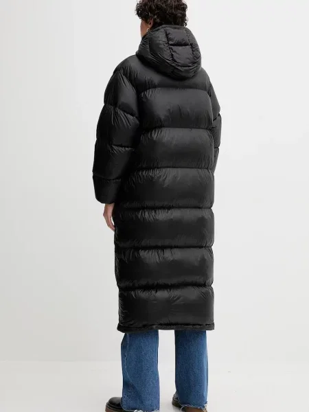 Péřová bunda Tommy Hilfiger zimní černá