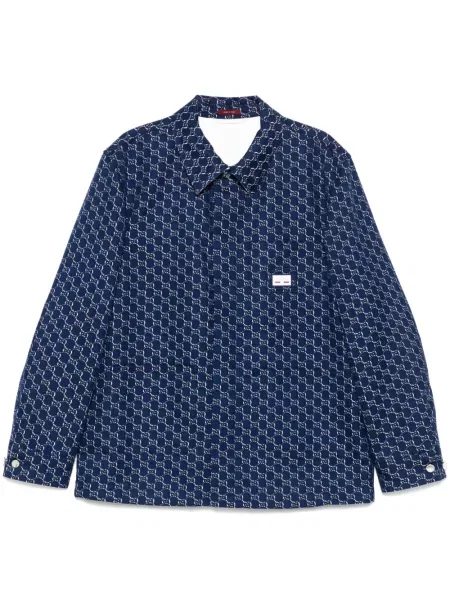 Geacă Gucci din jacard albastru