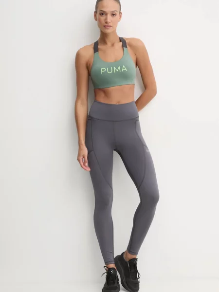 Puma Sportovní podprsenka EVERSCULPT zelená