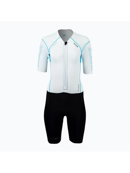 Triatlonová kombinéza HUUB Anemoi 2 FL black/white/aqua bílý