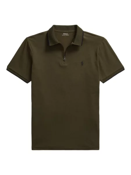 Μικρός κασκέτο Polo Ralph Lauren με χαμηλή μέση υφαίνω διαγωνίως πράσινο