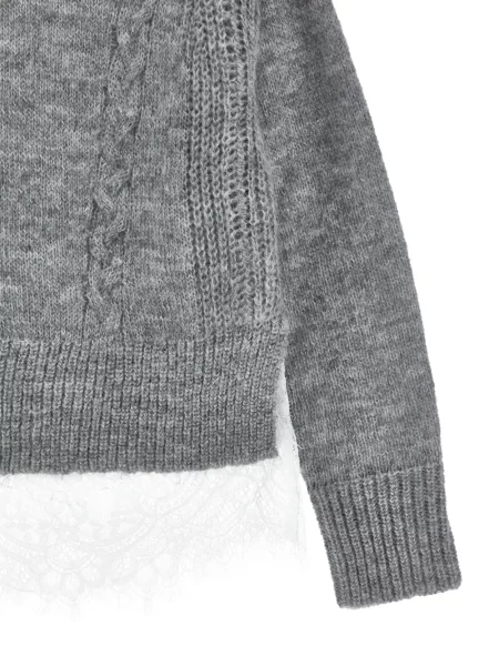 Sweter dziecięcy Ermanno Scervino szary