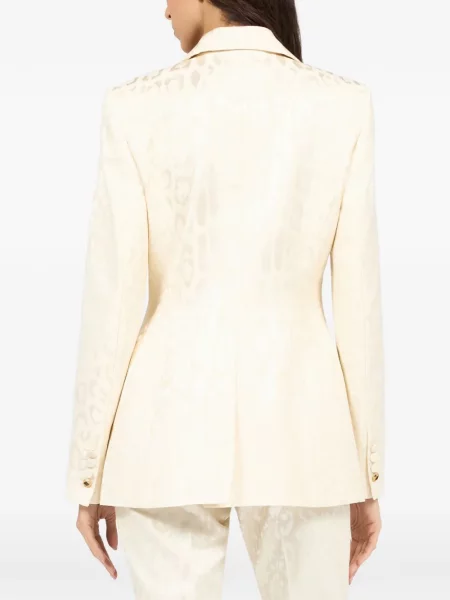 Sacou Roberto Cavalli cu model leopard din jacard