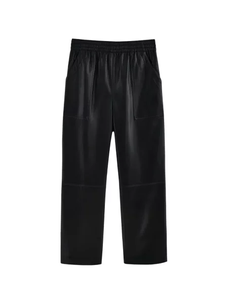 Pantaloni Anine Bing din piele negru