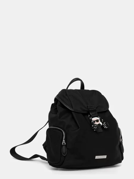 Рюкзак Karl Lagerfeld IKON малий однотонний чорний