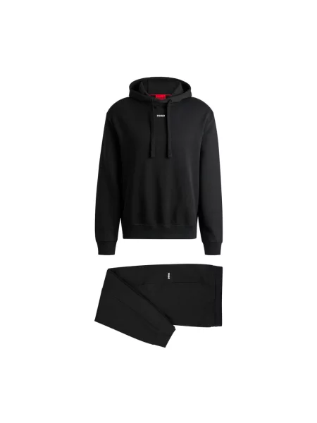HUGO dres czarny biały