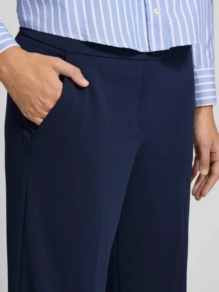 Spodnie z Kantami Model Hillda' Stehmann granatowe