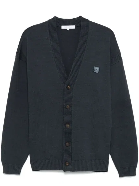 Cardigan Maison Kitsune albastru