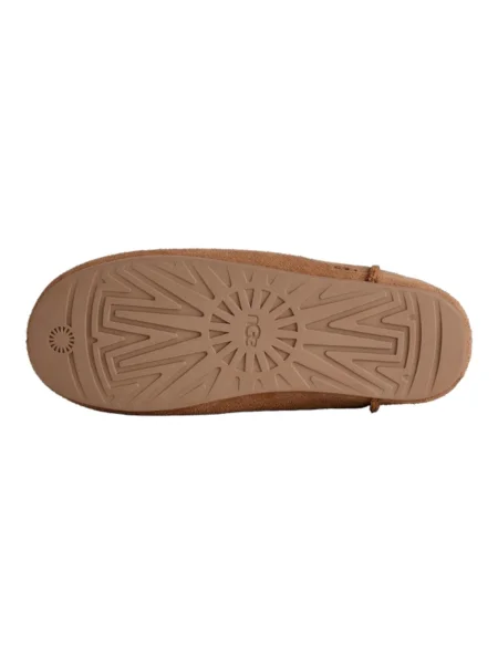 Papuci de casă Ugg din piele slip-on maro