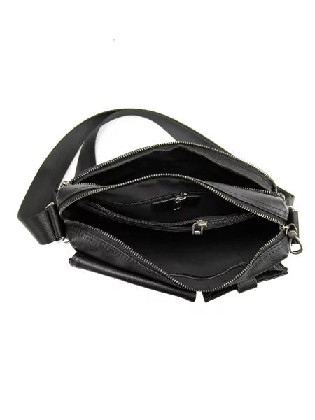 RoyalBag Мессенджер Шкіра чорний