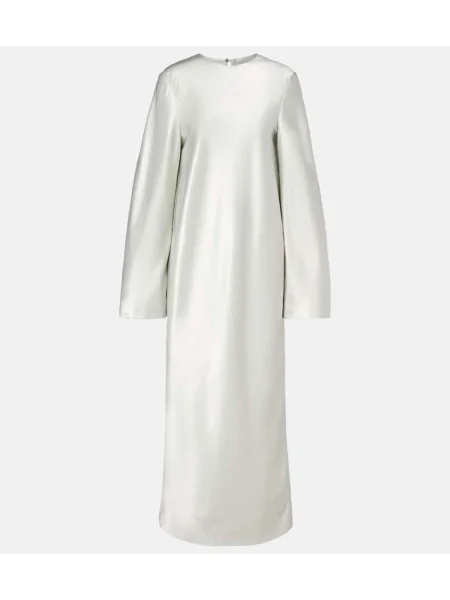 Maksi sukienka maxi Calvin Klein Collection garniturowa niebieska