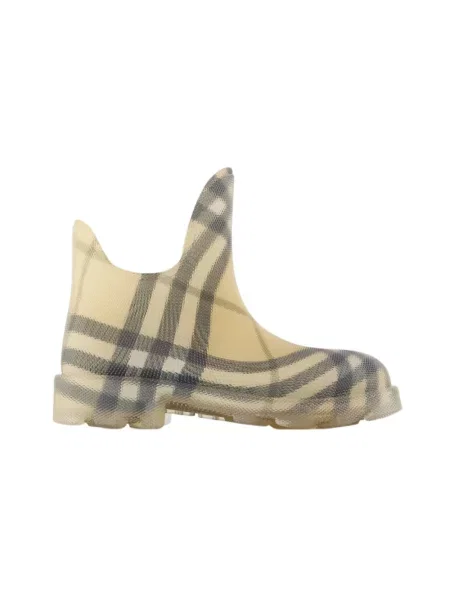 Buty do kostki Burberry beżowe