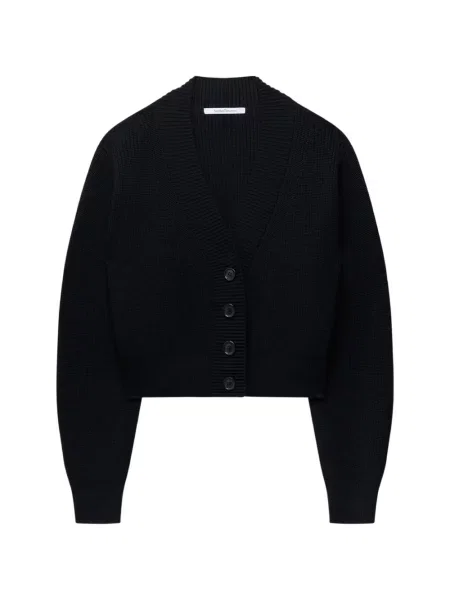 Decupat cardigan Another Tomorrow negru