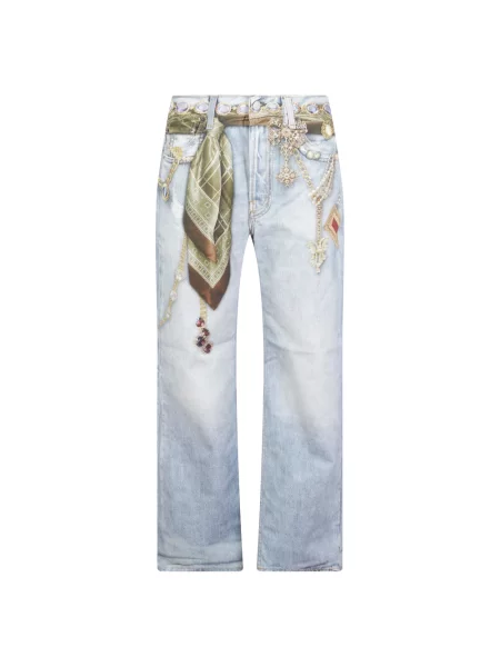 Jeansy Acne Studios niebieskie